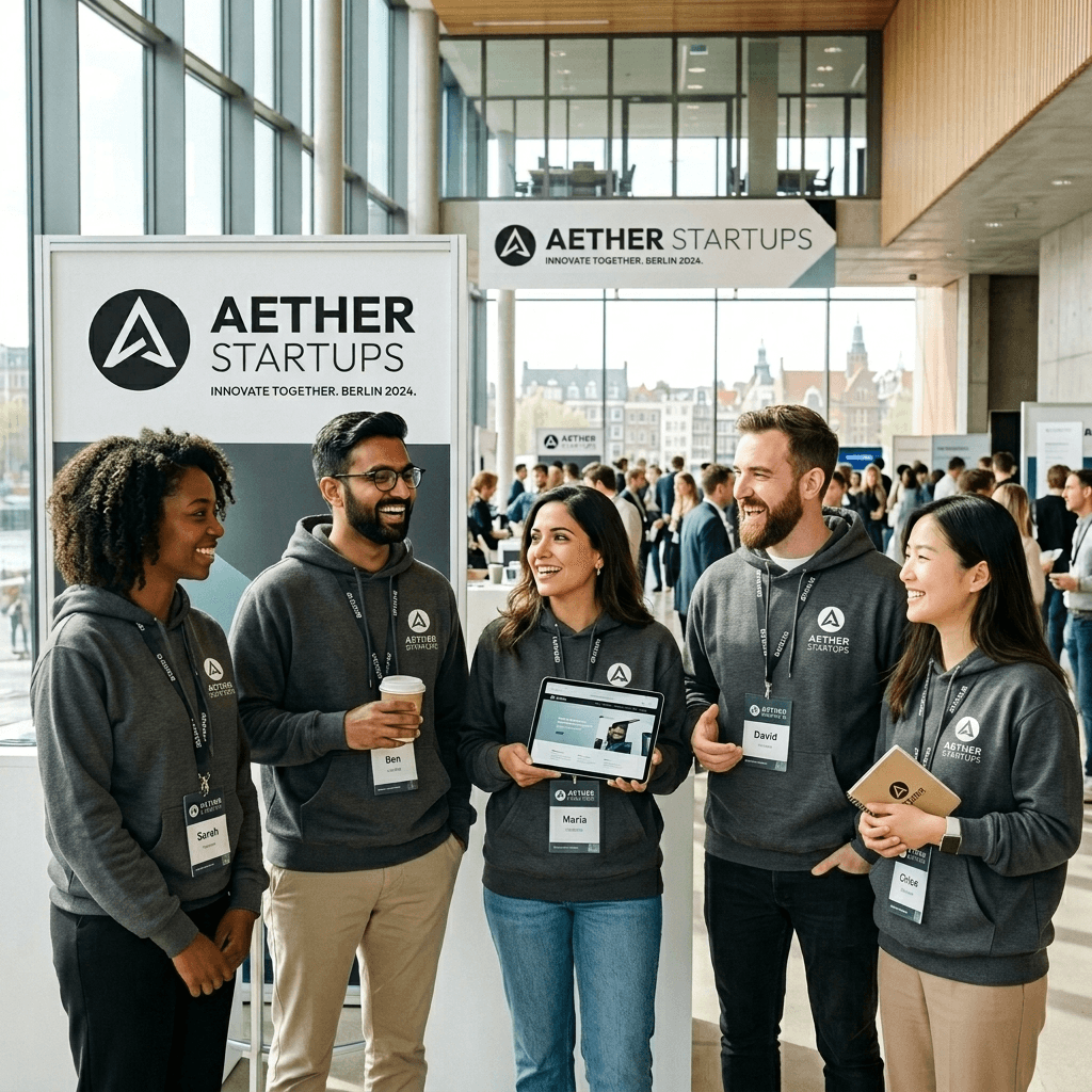 Founder team with strong event presence