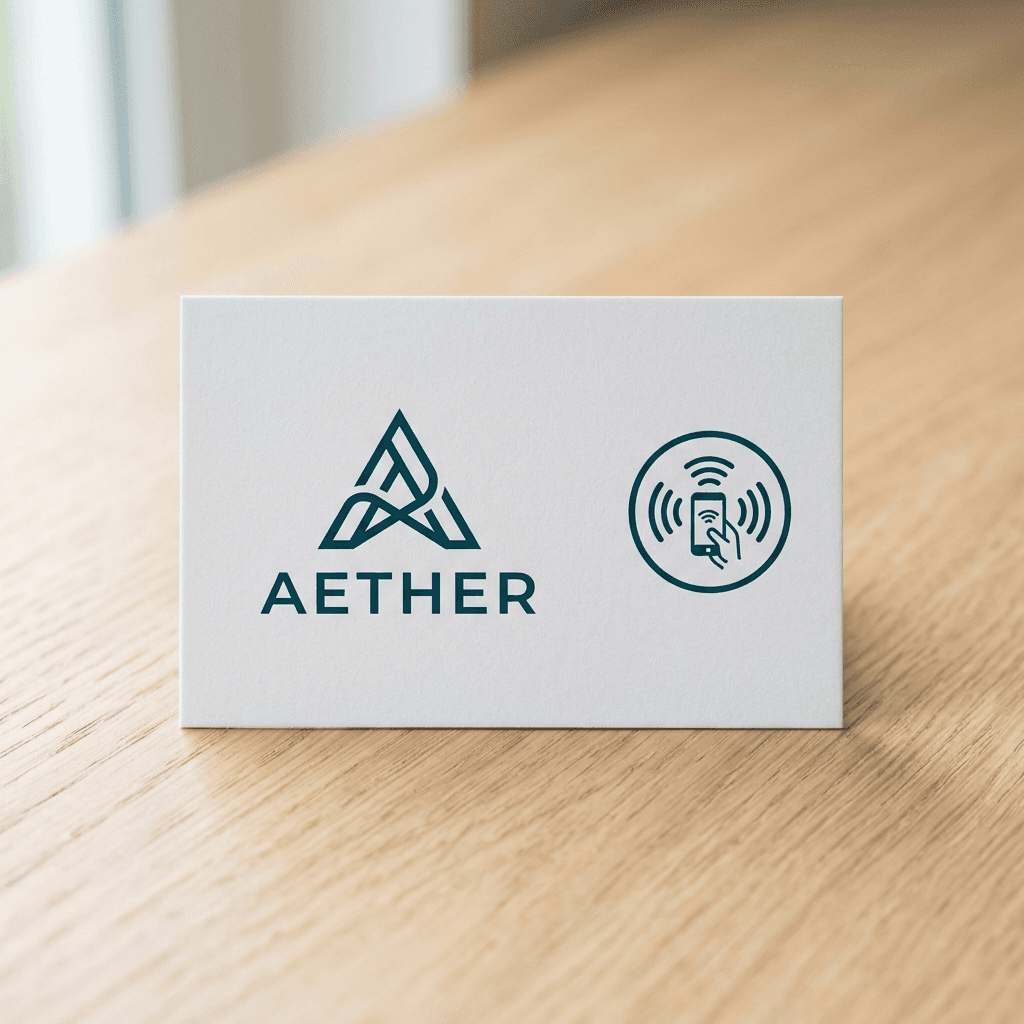 Premium Branded Aether NFC Business Cards